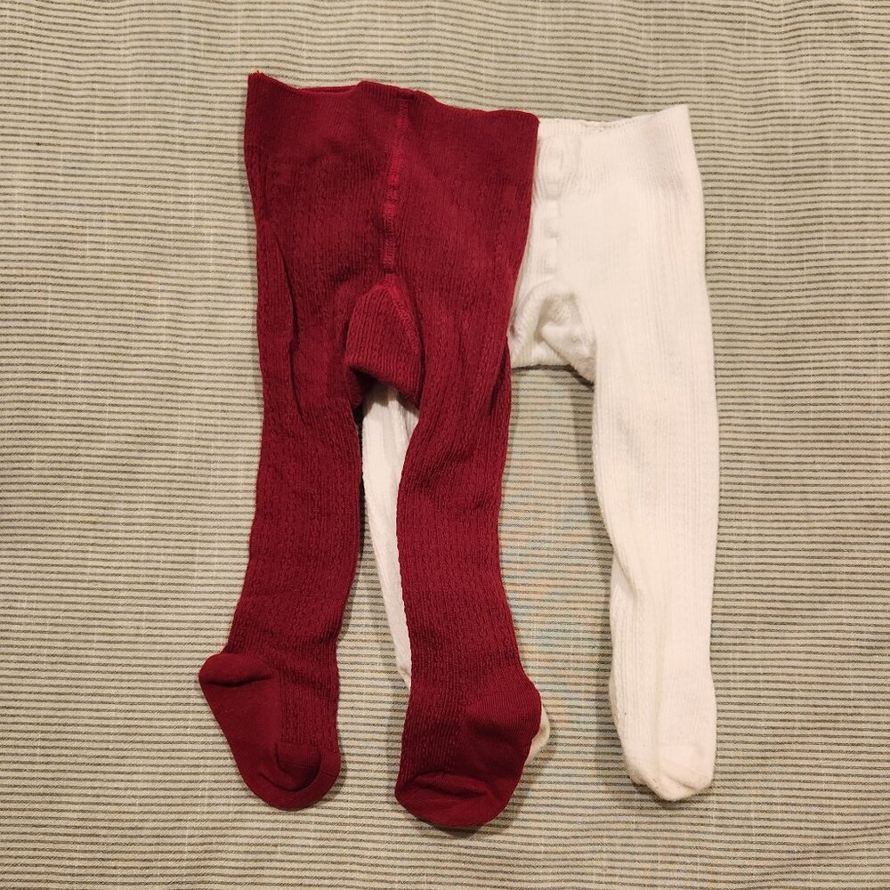 6-12 month cable knit pantyhose